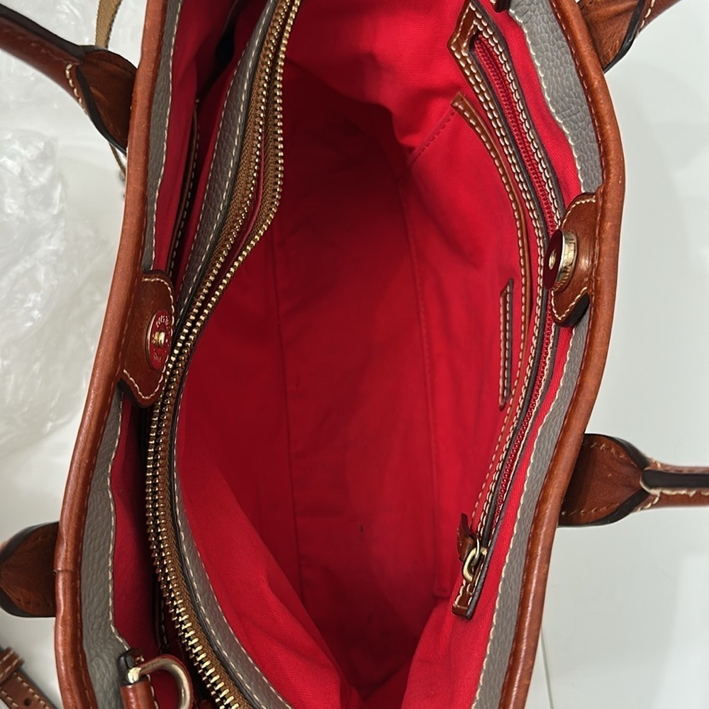 Dooney and Bourke Pebble Grain Brielle gray in color - Picture 11 of 16